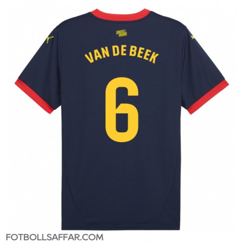 Girona Donny van de Beek #6 Bortatröja 2024-25 Kortärmad